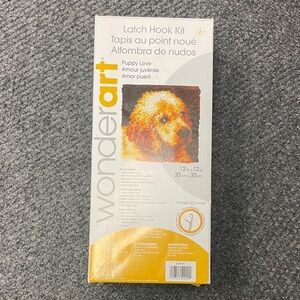 Wonder Art Latch Hook Kit Labrador Dog Puppy NEW